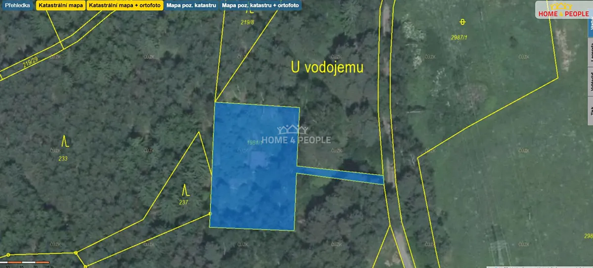 Prodej zahrady 1463 m²